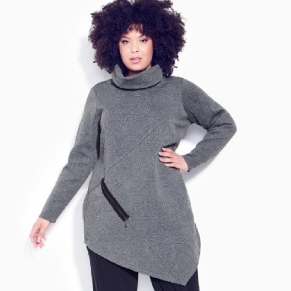 Evans Women's Zim & Zoe Tilly Textured Tunic - 16